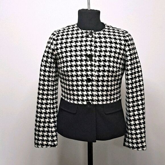Talbots ● Houndstooth Blazer - Picture 1 of 5